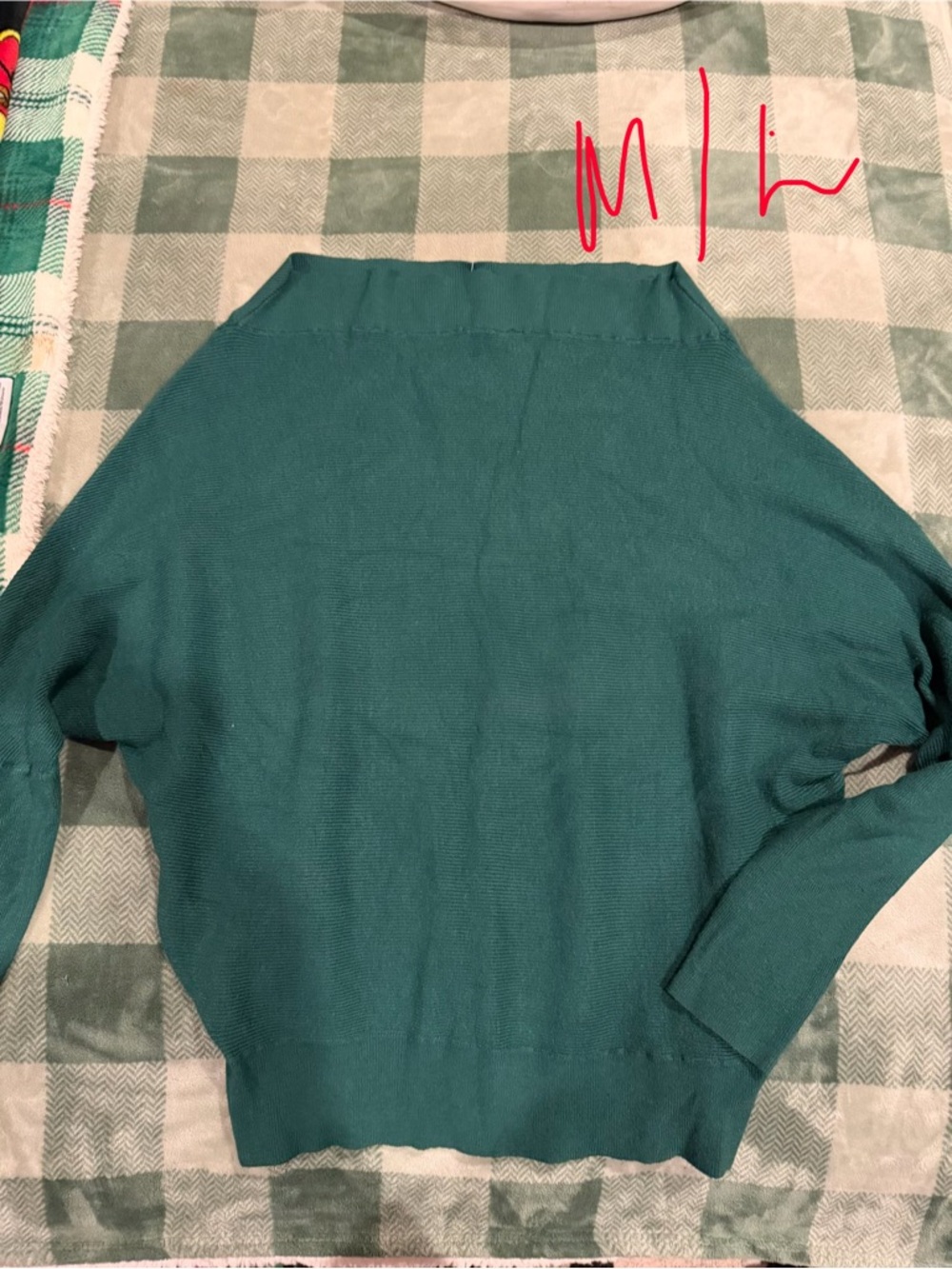 Teal Boatneck Women's Sweater - Lightweight Cozy Knit